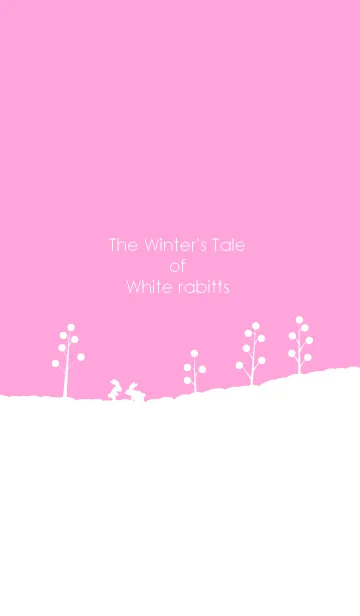 [LINE着せ替え] The Winter's Tale of White rabbitsの画像1
