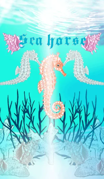 [LINE着せ替え] Sea horseの画像1