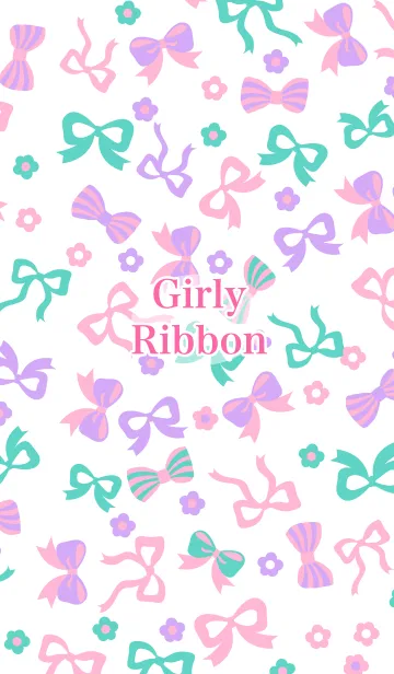 [LINE着せ替え] Girly Ribbonの画像1