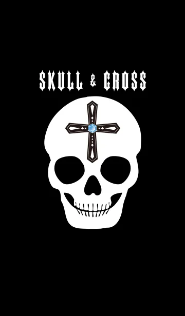 [LINE着せ替え] SKULL ＆ CROSSの画像1