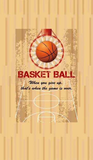 [LINE着せ替え] BASKET BALL -Never give up- ver.2の画像1