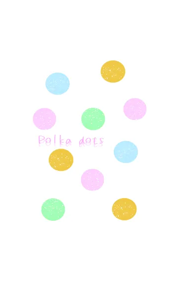 [LINE着せ替え] Polka dots patternの画像1