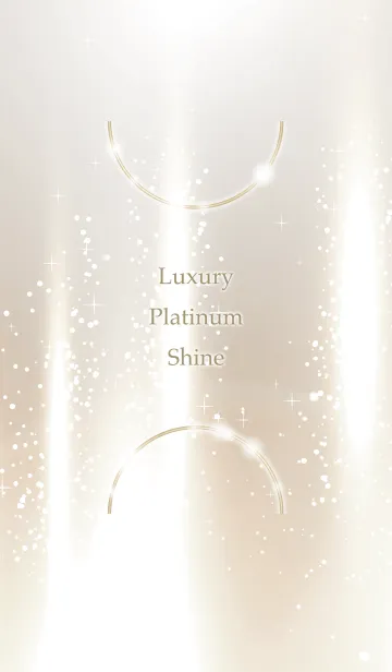[LINE着せ替え] Luxury Platinum Shine -ver.2-の画像1