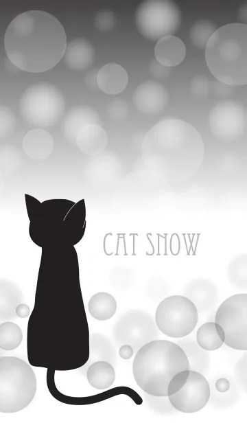 [LINE着せ替え] Cat Snowの画像1
