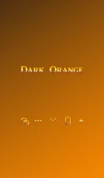 [LINE着せ替え] Dark Orangeの画像1