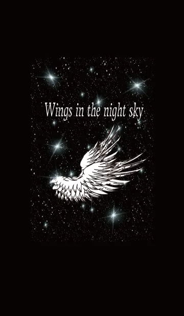 [LINE着せ替え] Wings in the night sky.の画像1