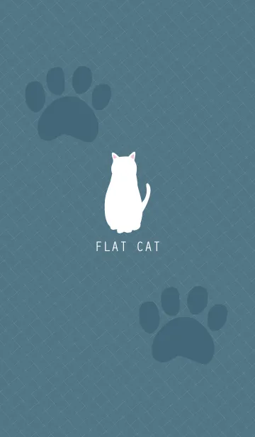[LINE着せ替え] FLAT CATの画像1