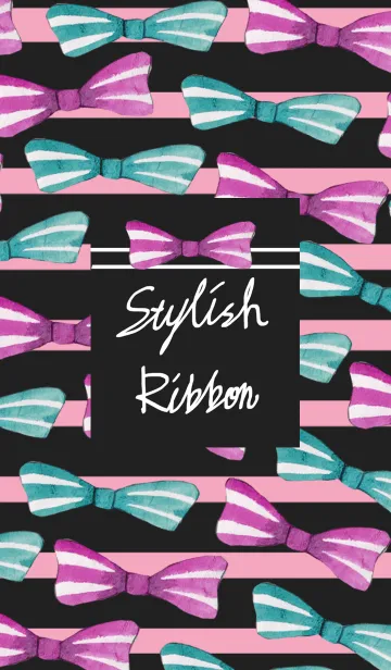 [LINE着せ替え] Stylish Ribbonの画像1
