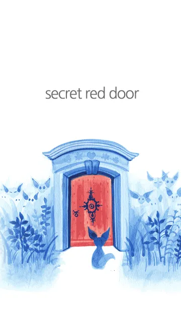 [LINE着せ替え] secret red doorの画像1