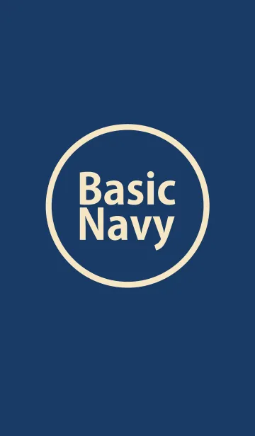 [LINE着せ替え] Basic Navyの画像1