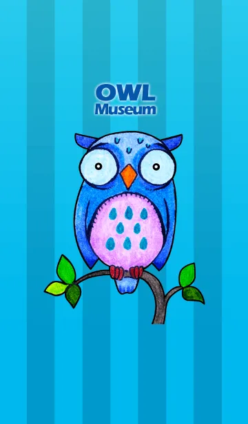 [LINE着せ替え] OWL Museum 10 - Nervous Owlの画像1