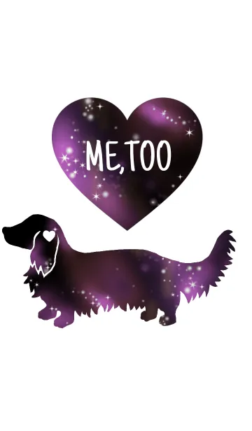 ♥ペア♥I LOVE YOU♡ME,TOO Girl Ver.の着せ替えメイン画像