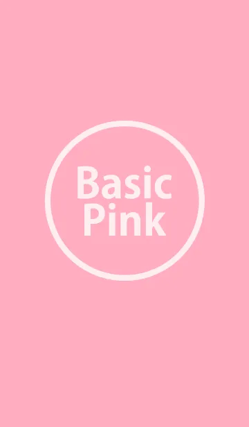 [LINE着せ替え] Basic Pinkの画像1