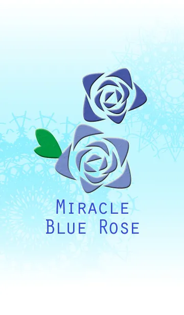 [LINE着せ替え] Miracle Blue Roseの画像1