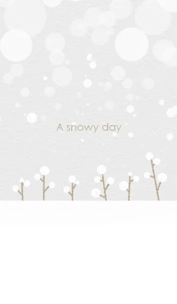 [LINE着せ替え] A snowy day ~雪の降る日~の画像1