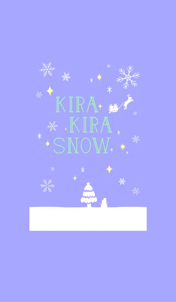 [LINE着せ替え] KIRAKIRA SNOWの画像1