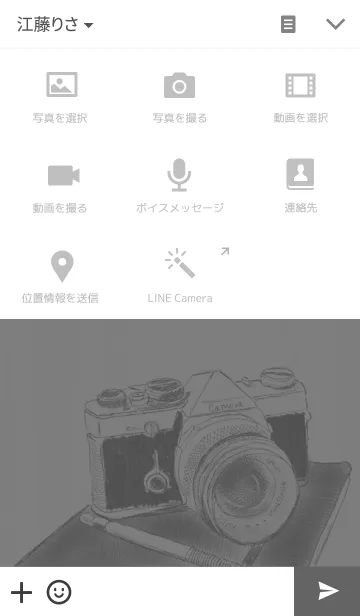 [LINE着せ替え] Cameraの画像4