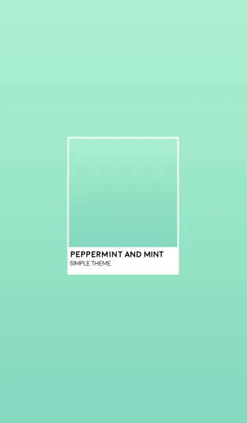 [LINE着せ替え] Peppermint and Mintの画像1