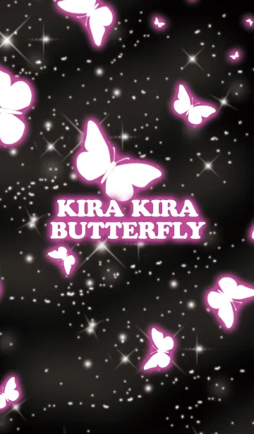 KIRA KIRA BUTTERFLYのLINE着せ替え