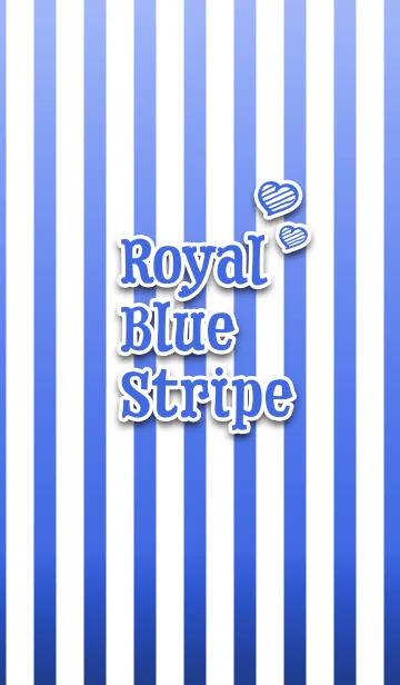 [LINE着せ替え] Royal Blue Stripeの画像1