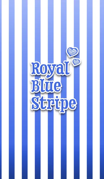 Royal Blue StripeのLINE着せ替え