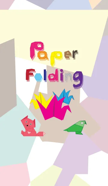 [LINE着せ替え] Paper Folding.の画像1