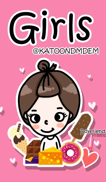 [LINE着せ替え] katoondmdem-Girlsの画像1