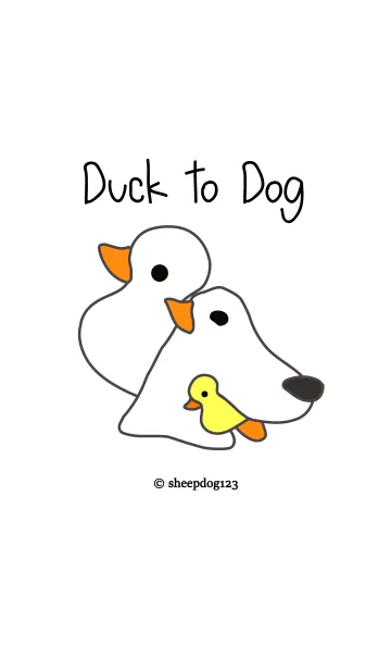 [LINE着せ替え] Duck to Dogの画像1