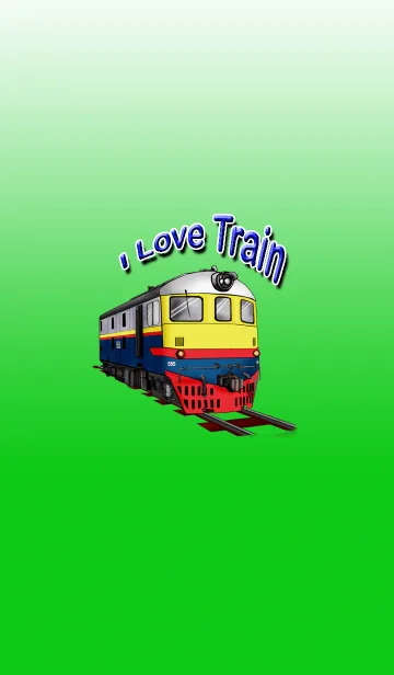 [LINE着せ替え] I Love Trainの画像1