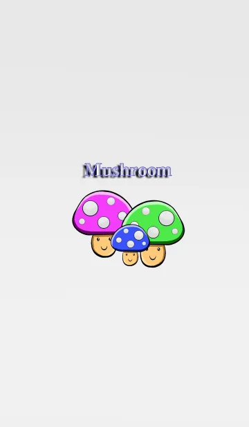 [LINE着せ替え] Mushroom cute.の画像1