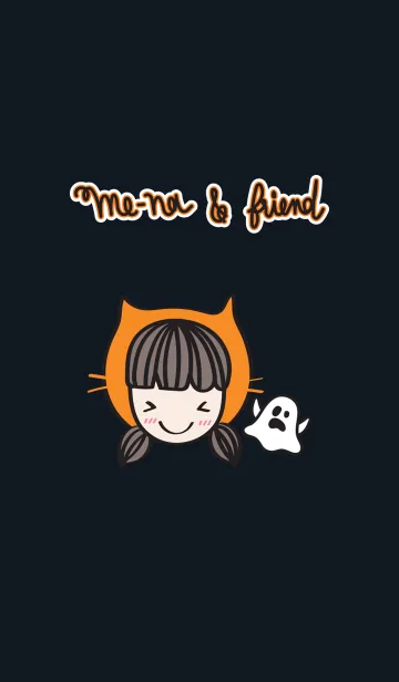 [LINE着せ替え] Me-na ＆ friends : Halloween Themeの画像1