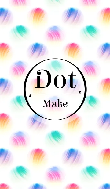 [LINE着せ替え] Dot - Makeの画像1