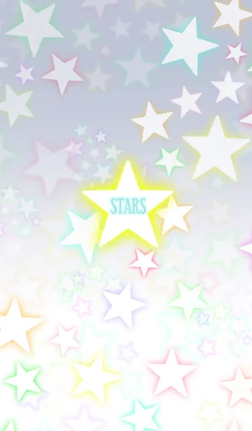 [LINE着せ替え] ネオン スターズの画像1