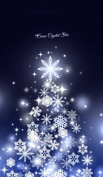 [LINE着せ替え] Snow Crystal Treeの画像1
