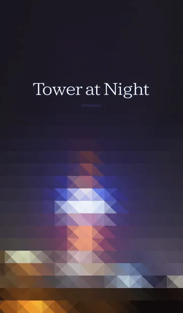 [LINE着せ替え] Tower at Nightの画像1