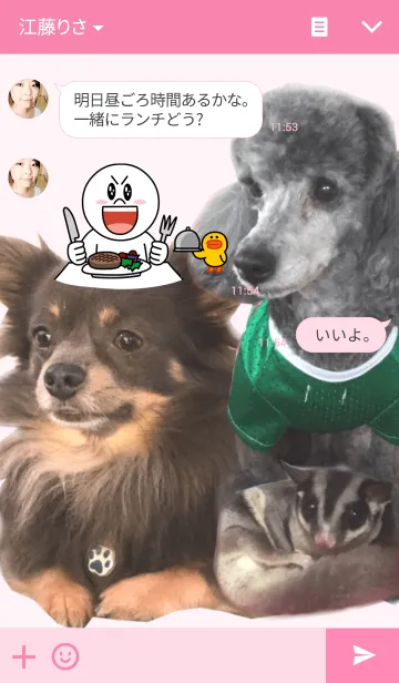 [LINE着せ替え] DANREN LOVE＆PEACEの画像3