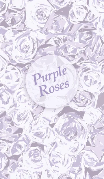 [LINE着せ替え] Purple Rosesの画像1