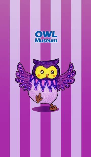 [LINE着せ替え] OWL Museum 12 - Dance Owlの画像1