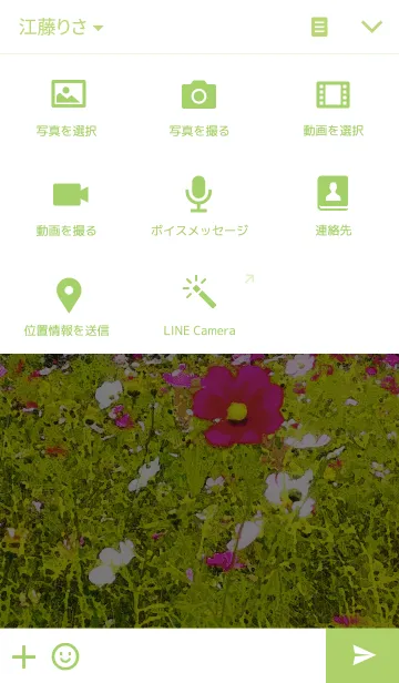 [LINE着せ替え] Cosmos gardenの画像4