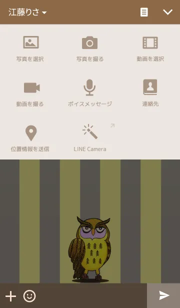 [LINE着せ替え] OWL Museum 13 - Justice Owlの画像4