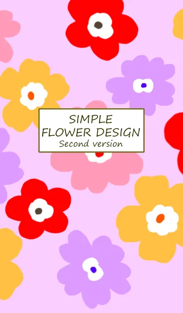 SIMPLE FLOWER DESIGN 2の着せ替えメイン画像