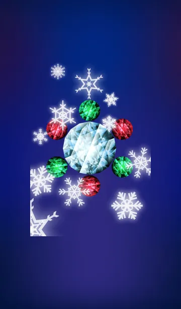 [LINE着せ替え] 冬景色（Jewelry and ice crystals）_ver01の画像1