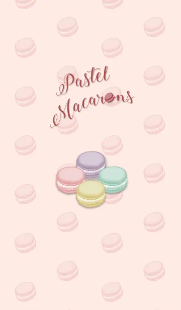 [LINE着せ替え] Pastel Macaronsの画像1