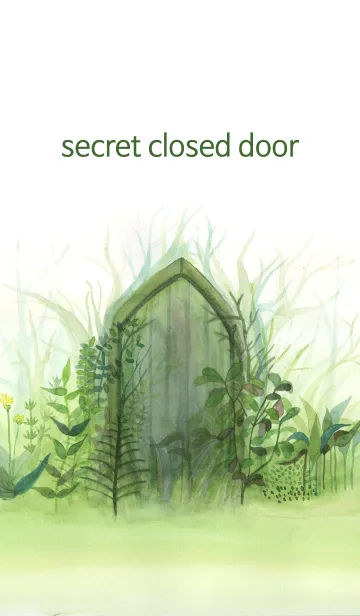 secret closed doorのLINE着せ替え