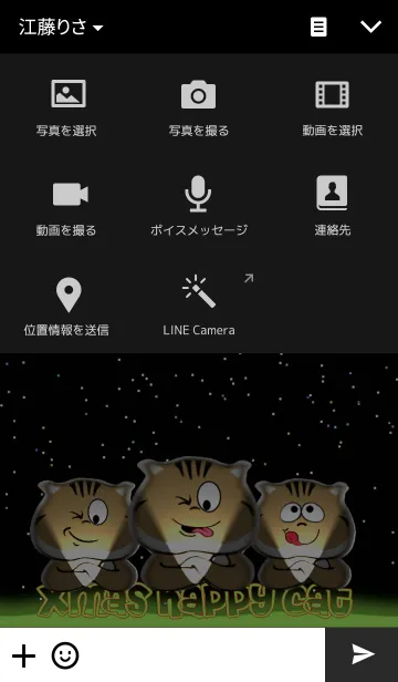 [LINE着せ替え] Xmas Happy Catの画像4