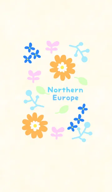 [LINE着せ替え] NorthernEuropeFlowerの画像1