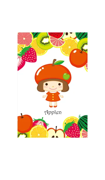 [LINE着せ替え] あっぷるんのフルーツ着せかえ☆の画像1