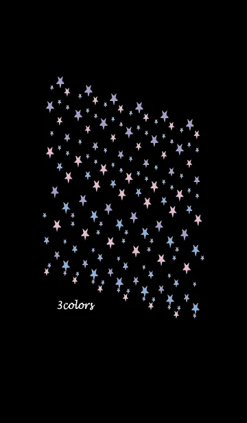 [LINE着せ替え] 3colors STARの画像1