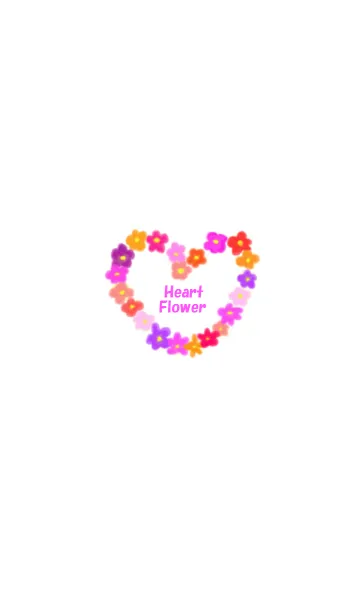 [LINE着せ替え] Heart flowerの画像1