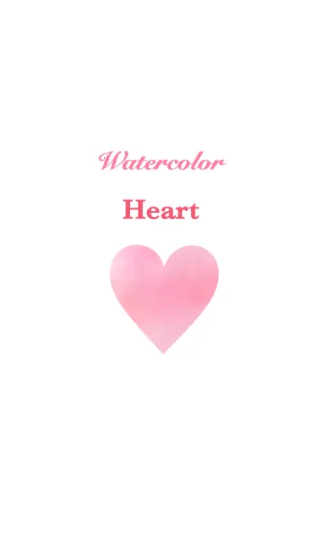 [LINE着せ替え] watercolor heartの画像1